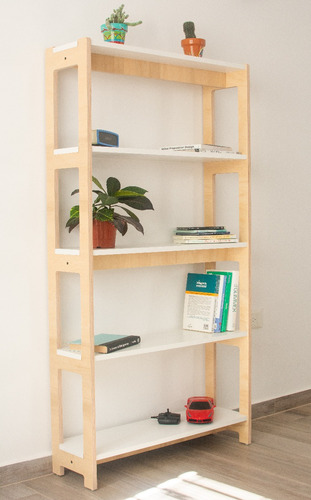 Imagen 2 de 5 de Estantería Moderna Nordico Biblioteca Escandinavo