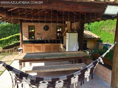 Imagem 22 de 30 de Linda Chácara Em Estilo Rústico Em Loteamento Fechado Com Portaria - Ch03521 - 34918146