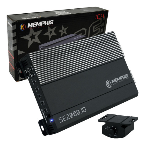 Amplificador Memphis Se2000.1d Bajos Subwoofer Mono Clase D