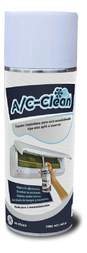 Espuma Limpiadora Minisplit Inverter Aroma Nuevo Ac Clean