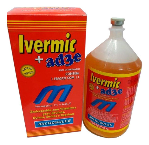 Ivermic + Ad3e 1l - Microsules