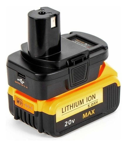 Adaptador De Batería Dm18rl Usb Para Dewalt De 20 V A Herram