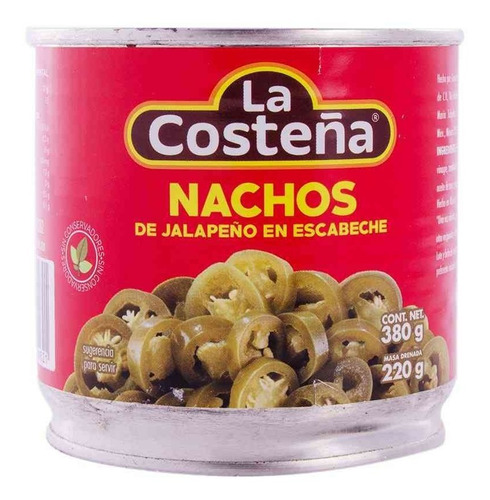 Nachos De Jalapeño En Escabeche La Costeña 380g Mexico!