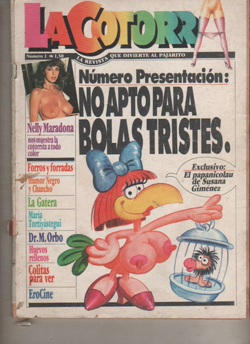 Revista De Humor * La Cotorra * N° 1  - Año 1985 