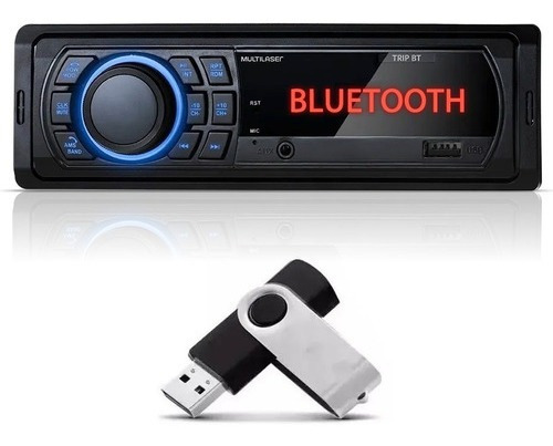 Som Automotivo Radio Mp3 Player Bluetooth Trip C/pendrive