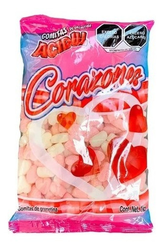 Dulces Gomitas Acidul Fresas Con Crema 1 Kilo Gummies