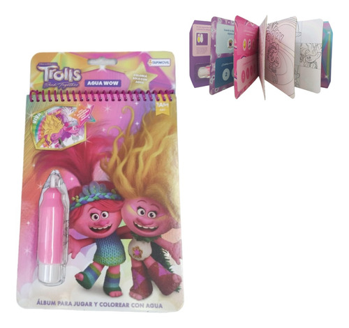 Agua Wow Trolls Colorear Con Agua Tapimovil Band Togetter