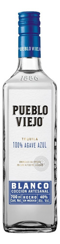 Tequila Pueblo Viejo Bco 700