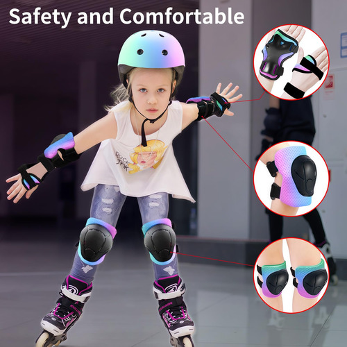 Jeefree Casco De Bicicleta Ajustable Para Niños Con