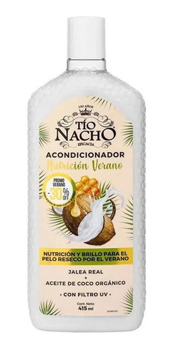 Tio Nacho Acondicionador Nutricion Verano X 415 Ml