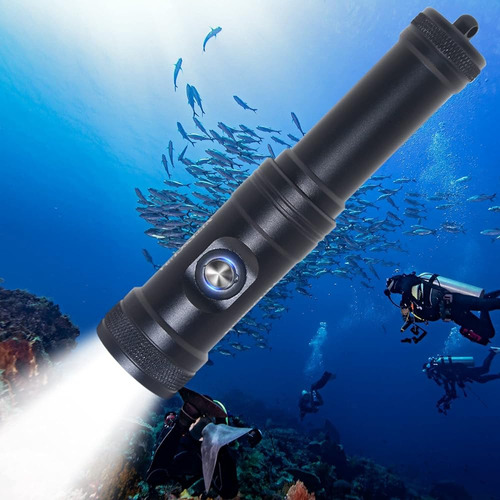 Linterna De Buceo Luces De Buceo Antorcha 1200 Lumen Bajo El