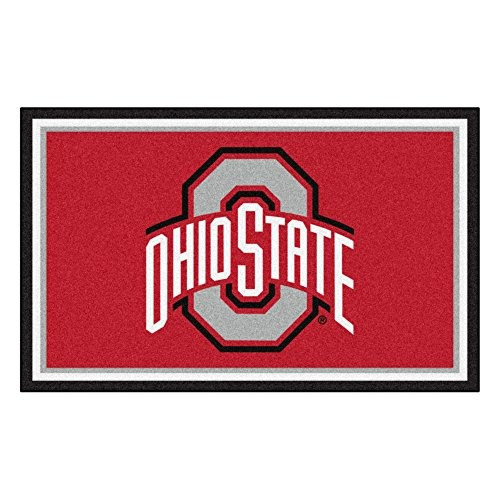 Alfombra Nylon Face 4x6 Felpa De Ncaa Ohio State University