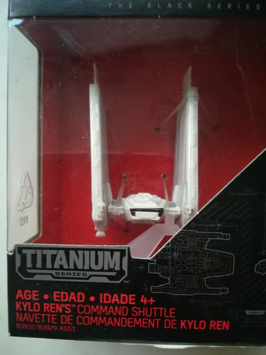 Nave Star Wars Hasbro Black S Titanium Kylo Rens Fig #03