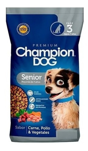 Alimento Para Perro Champion Dog Senior Carne/pollo 18 Kg