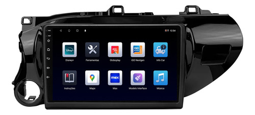 Multimidia Hilux 17/21 9p Adak G2 Android Carplay 2gb 64gb