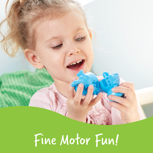 Toy Learning Resources Snap-n-learn Hace Coincidir Dinosauri