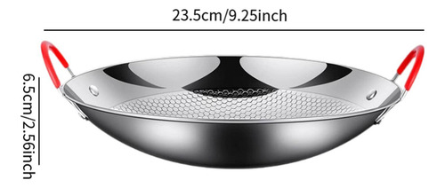 Sartén De Cocina De Acero Inoxidable 9 Pulgadas Con Tapa