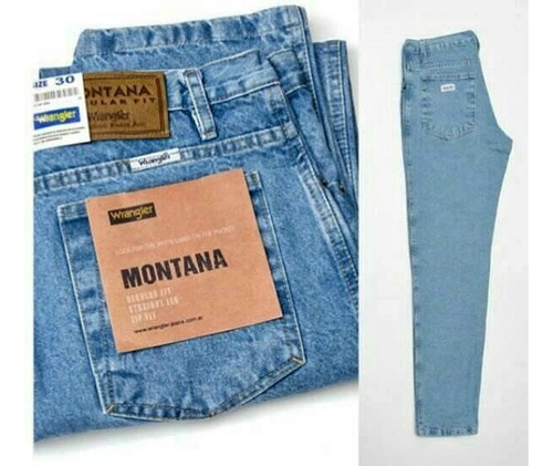 Jean Wrangler Montana De Hombre Clasico Recto.