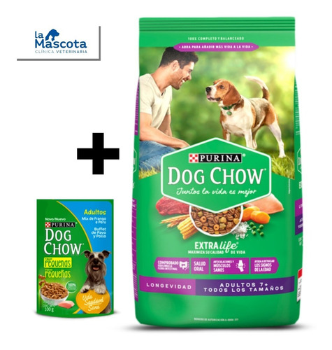 Dog Chow Senior Perros +7 Años 8 Kg + Regalos. Comida Perros