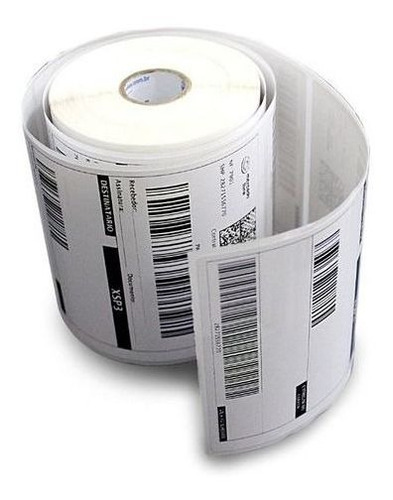 Autopel 100mmx150mm 10x15 cm papel adesivo de  1000 folhas de 20g branco de 5 unidades por  kit