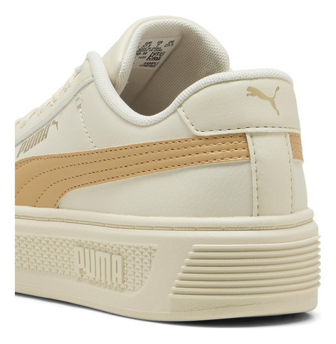 Zapatilla Puma Smash Platform V3 Blanco Mujer