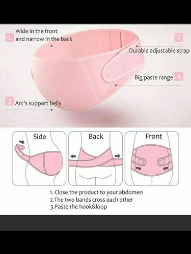 Faja Maternal Ajustable . Importada