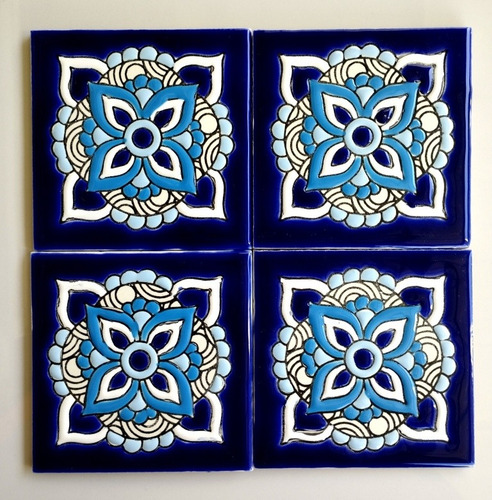 Tacos, Tocetos, Mayolicas, Azulejos, Cerámicas, 10x10cm, T25