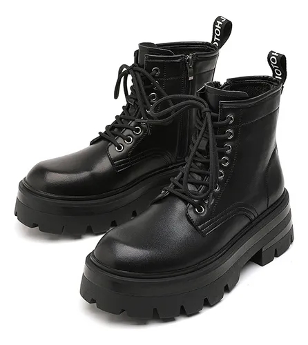 comprar Botas Martin Boots De Estilo Británico, Negras, Cortas, Para