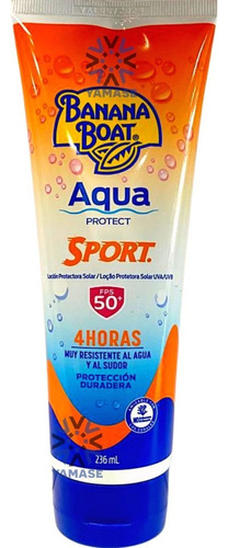 Protetor Solar Fps 50 Aqua Protect Sport 236ml Banana Boat
