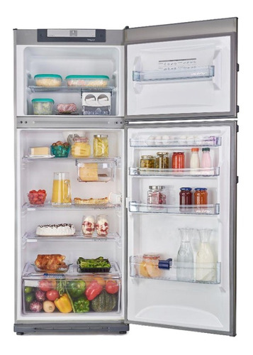 Imagen 4 de 10 de Heladera Con Freezer 413 Lts Kohinoor Kda4394 Acero Outlet!