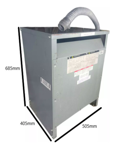 Transformador Seco 15kva Squared Delta-estrella 400-220/120v (Usado)
