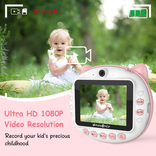 Hellobaby Cámara De Impresión Instantánea Para Niños, Cámara