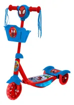 Comprar Monopatín Spidey Con Luces Casco, Rodilleras Y Coderas