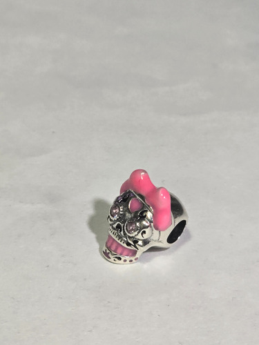 Charm Dije Para Pandora Pulsera Calavera Calaca Mexicana Rosa