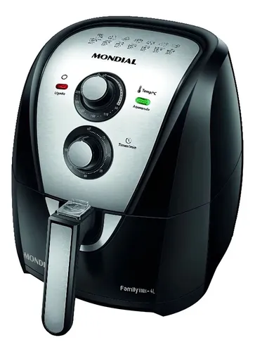 Fritadeira elétrica sem óleo Mondial air fryer Afn-40-bi cor pret...