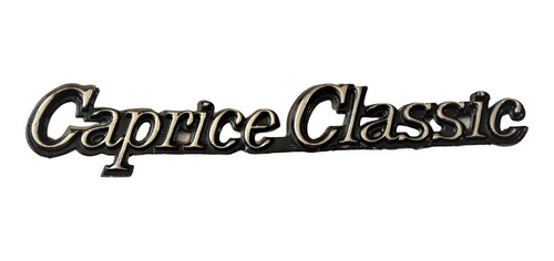 Emblema Caprice Classic Chevrolet Auto Clasico Metal Palabra