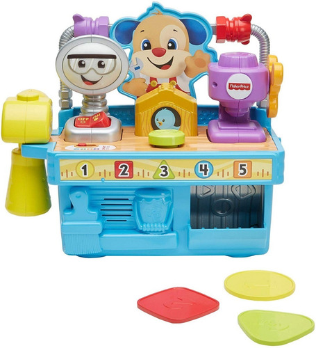 Fisher Price Banco De Herramientas Frases Original Mattel