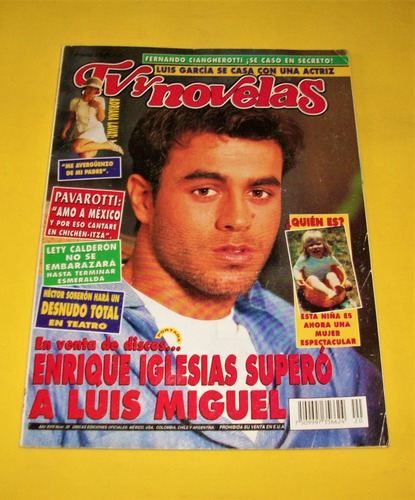 Enrique Iglesias Revista Tv Y Novelas Yuri Miss Mexico Trevi