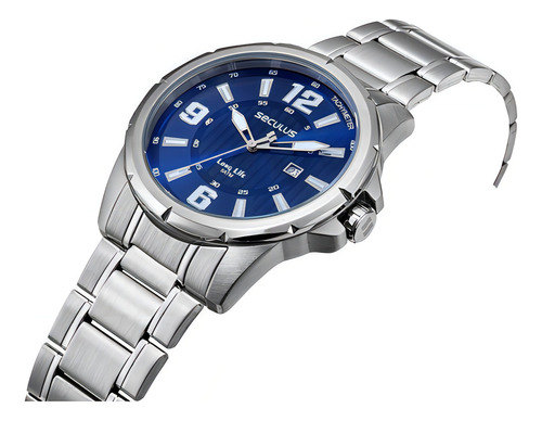 Relógio Seculus Masculino 44153g0svna1 Casual Prateado