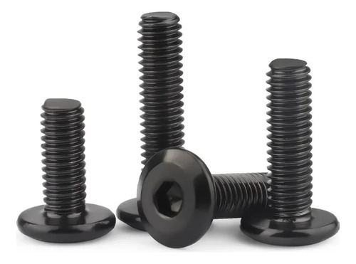 M6*20 - Tornillos Hexagonales Negros M4 M5 M6 M8 De Cabeza P