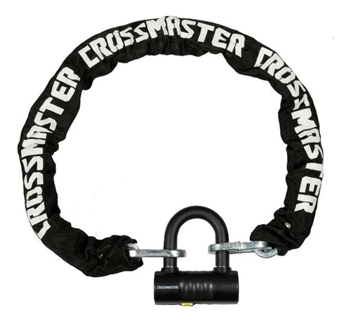 Imagen 1 de 3 de Cadena Seguridad Anticorte 1.2m P Moto C Candado Crossmaster