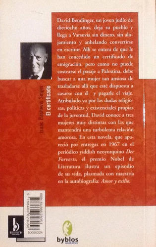 El Certificado - Isaac Bashevis Singer (Usado)