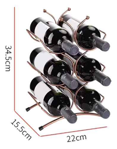 Estante En Forma De Rama, Hierro, Arte Y Vino, Expositor Par
