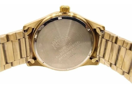Imagem 2 de 8 de Relógio Orient Masculino Dourado Mgss1180 P2kx