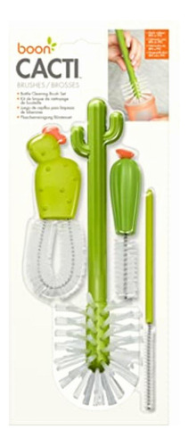 Boon Juego De 4 Cepillos De Limpieza Para Botellas De