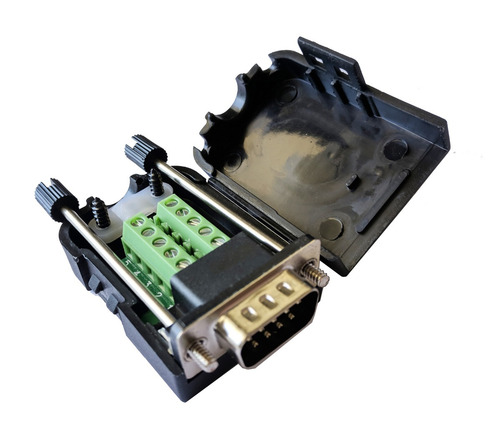 10 Conector Terminal Db9 Serial Rs232 Macho Bornera [ Max ]
