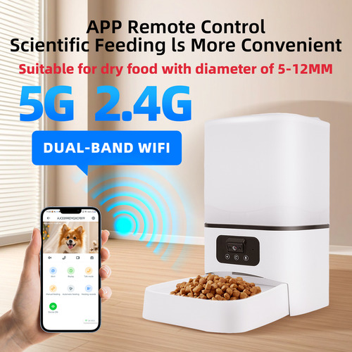 Tiempo De Alimentación Automática Para Mascotas Con Aplicaci