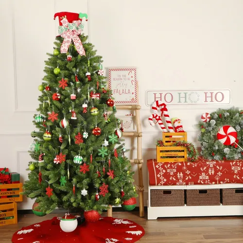Set De Ornamentos De Bolas De Navidad De Shareconn 75pcs, Bo
