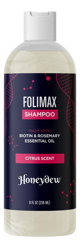 Champú De Biotina Y Romero Para Adelgazar El Cabello, Cham.