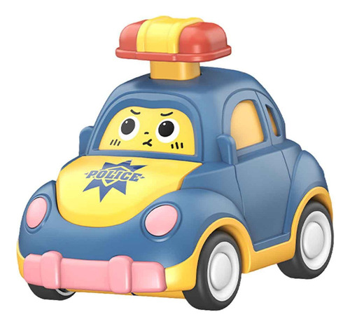 Ch Coche De Juguete Push And Go, Vehículo De Juguete Azul